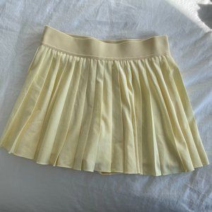 TNA butter yellow skirt